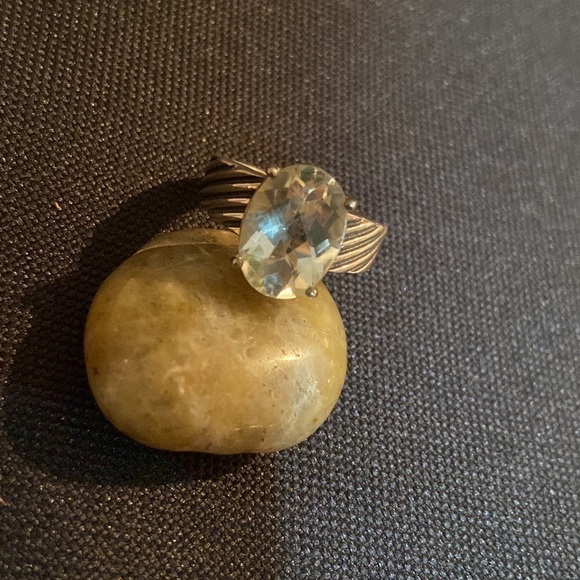 Jewelry - Silver Rhinestone Ring 925